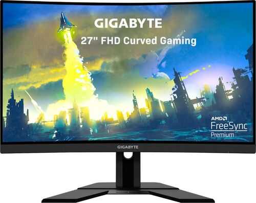 GIGABYTE - 27" LED Curved FHD FreeSync Monitor with HDR (HDMI, DisplayPort, USB)