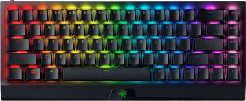 Rent to own Razer - BlackWidow V3 Mini Hyperspeed Phantom Edition Wireless 65% Mechanical Gaming Yellow Switch Keyboard - Black