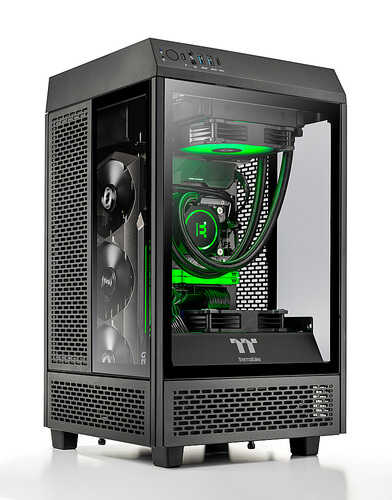 Thermaltake - Reactor 380 Gaming PC - AMD Ryzen™ 7 5800X CPU - NVIDIA® GeForce RTX™ 3080, 16GB 3600Mhz DDR4 Memory, 1TB Gen4 NVMe