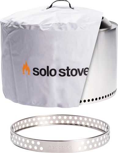 Rent to own Solo Stove - Yukon 27" Bundle: Stand + Shelter - Stainless Steel