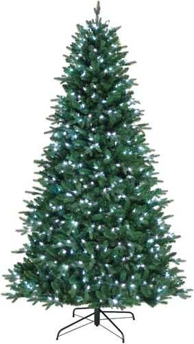 Mr Christmas - Alexa Enabled 6.5' Prelit Artificial Christmas Tree - Green