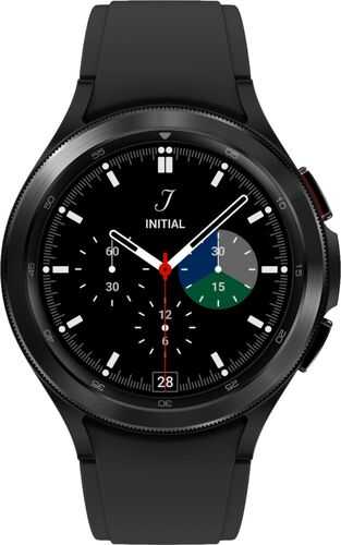 Samsung - Galaxy Watch4 Classic Stainless Steel Smartwatch 46mm LTE - Black
