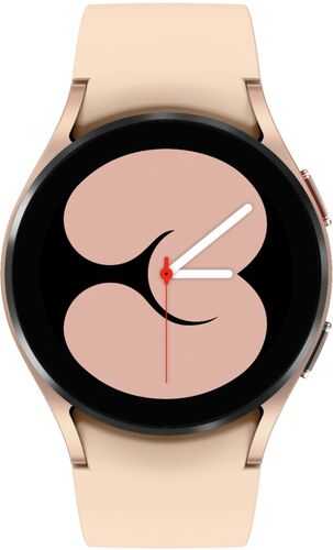 Samsung - Galaxy Watch4 Aluminum Smartwatch 40mm LTE - Gold