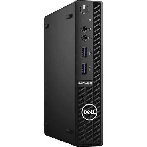 Dell - OptiPlex 3000 Desktop - Intel I3-10105T - 4 GB Memory - 128 GB SSD - Black