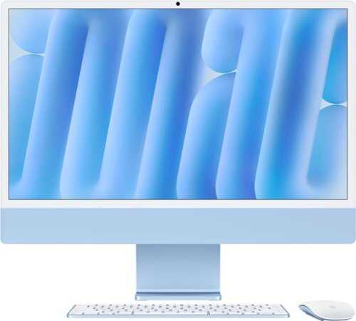 Rent to own Apple - iMac 24-inch All-in-One - M4 chip - Built for Apple Intelligence  - 16GB - 256GB SSD - (Latest Model) - Blue