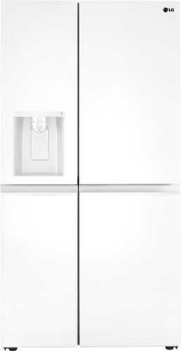 LG - 27.2 cu ft Side by Side Refrigerator with SpacePlus Ice - Smooth White