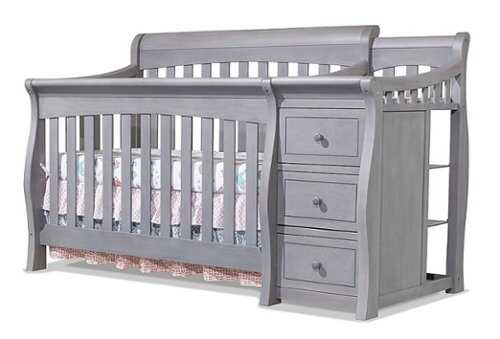 Rent to own Sorelle - Princeton Elite Crib & Changer - Weathered Gray