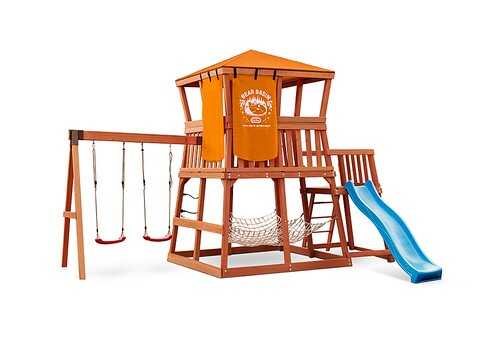 Rent to own Real Wood Adventures Bear Basin Outdoor Playset by Little Tikes