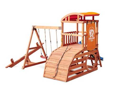 Rent to own Real Wood Adventures Cottontail Hideaway Outdoor Playset by Little Tikes