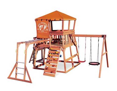Rent to own Real Wood Adventures Wolf Mountain Outdoor Playset by Little Tikes