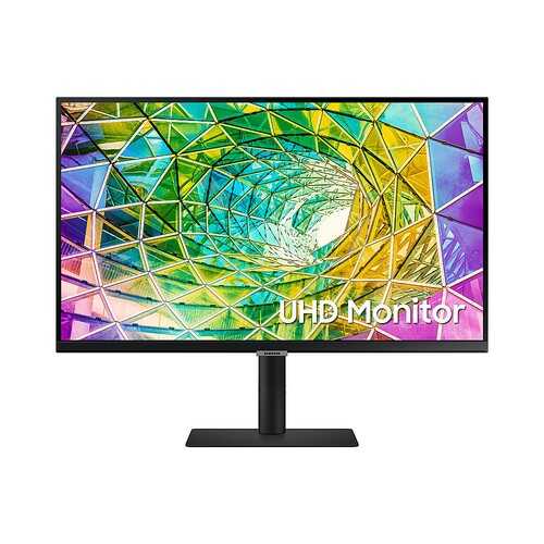 Samsung - S80A Series 32" UHD Monitor (HDMI, Display Port, Headphones) - Black