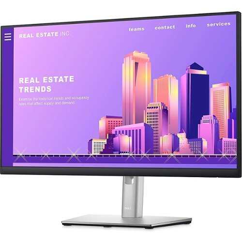 Rent to own Dell - 23.8 LCD FHD Monitor (DisplayPort USB, HDMI) - Black, Silver
