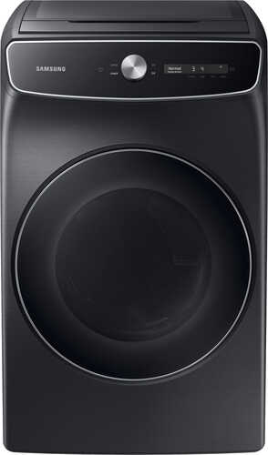 Rent to own Samsung - 7.5 cu. ft. Smart Dial Gas Dryer with FlexDry™ and Super Speed Dry - Black