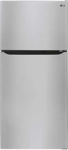 LG - 23.8 Cu Ft Top Mount Refrigerator with Internal Water Dispenser - Stainless Steel