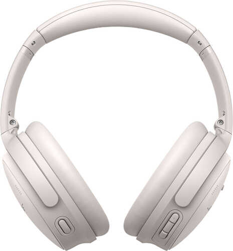 Bose - QuietComfort 45 Wireless Noise Cancelling Over-the-Ear Headphones - White Smoke