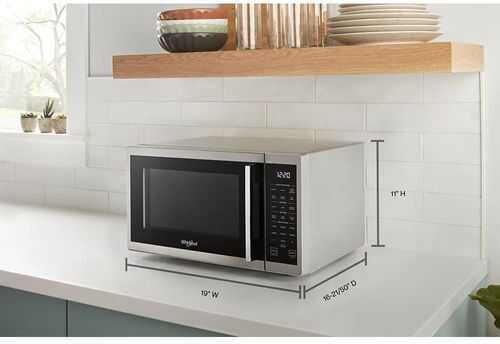 Flexible Payments Available - Whirlpool - Whirlpool® 0.9 Cu. Ft. Capacity Countertop Microwave with 900 Watt Cooking Power
