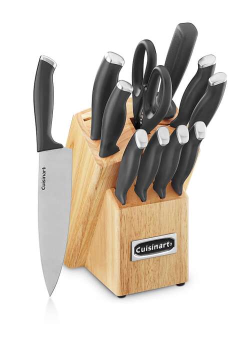 Rent to own Cuisinart - ColorPro Collection 12-Piece Cutlery Set - Black