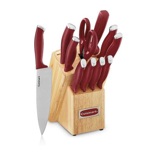Rent to own Cuisinart - 12-Piece Cutlery Set - Red
