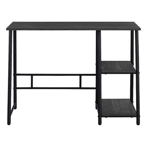 OSP Home Furnishings - Frame Works 40” Desk with Two Storage Shelves in Mocha Finish