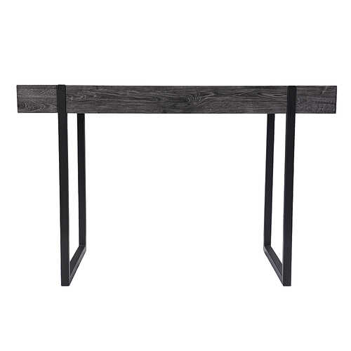 SEI - Harkriven Small Space Desk - Black oak and black finish