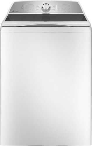Rent to own GE Profile - 5.0 Cu Ft High-Efficiency Top Load Washer w/ Smarter Wash Technology, Easier Reach & Microban Antimicrobial Technology - White