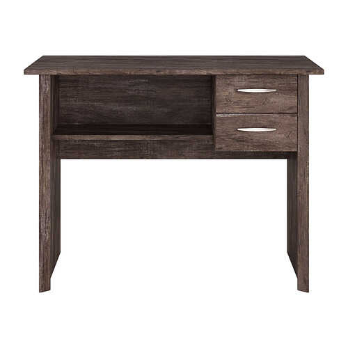 CorLiving Kingston Rustic Two Drawer Desk - Brown