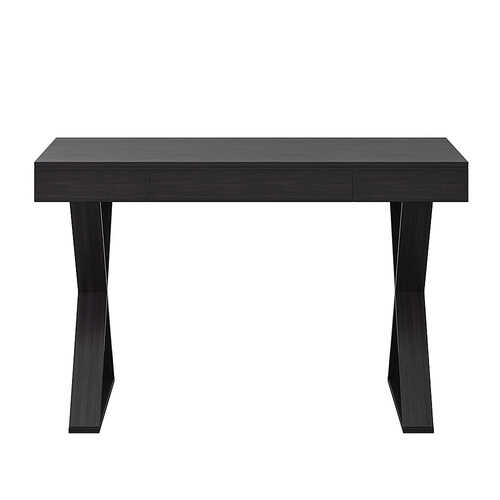 CorLiving Folio Rich Brown Cross Leg Farmhouse Desk - Dark Brown