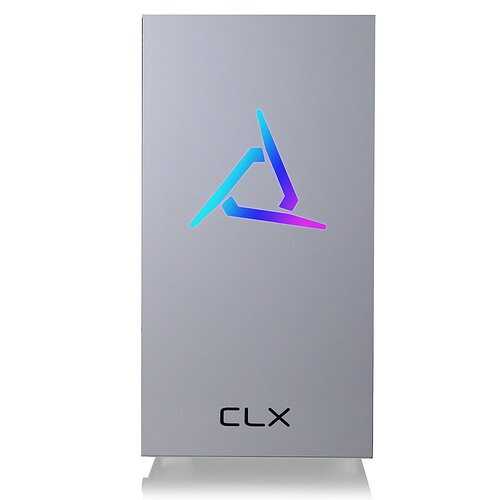 CLX - SET Gaming Desktop - Intel Core i7 10700F - 16GB Memory - GeForce RTX 3060 - 500GB NVMe M.2 SSD + 3TB HDD - White