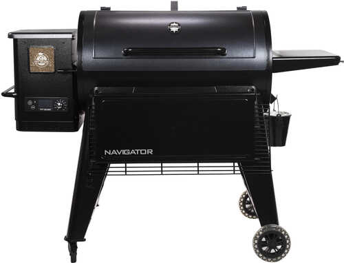 Rent to own Pit Boss - Navigator 1150 Wood Pellet Grill with Grill Cover - Dark Grey