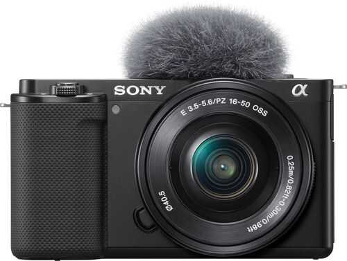 Sony - Alpha ZV-E10 Mirrorless Vlog Camera with 16-50mm Lens - Black