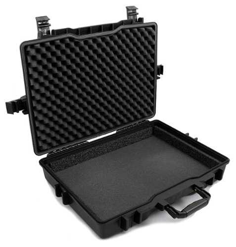 Rent to own CASEMATIX - Waterproof Hard Case Fits up to 17" Inch Laptop - Black