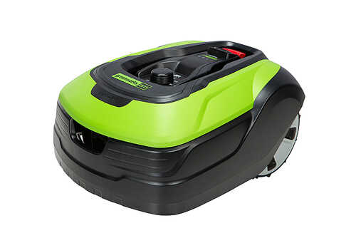 Rent to own Greenworks - Optimow Robotic Lawn Mower - Green