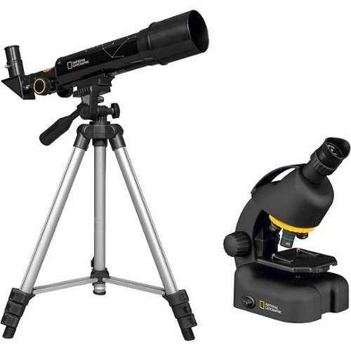 Rent to own National Geographic - 50mm Refractor Telescope and Microscope Set
