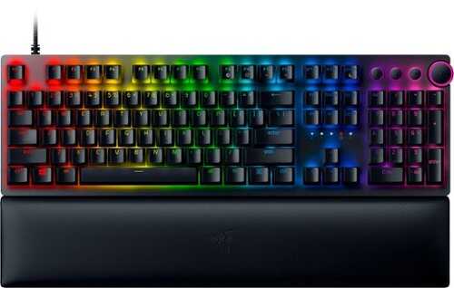 Rent to own Razer - Huntsman V2  Wired Optical Gaming Red Linear Keyboard with RGB Chroma Backlighting - Black