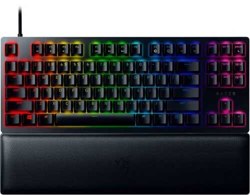 Rent to own Razer - Huntsman V2 Wired TKL Optical Gaming Red Linear Switch Keyboard with RGB Chroma Backlighting - Black