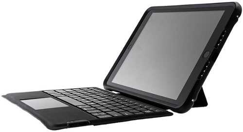 Rent to own OtterBox - Unlimited Series w/Keyboard Folio for Apple® iPad® (7th generation and 8th generation) - Black Crystal