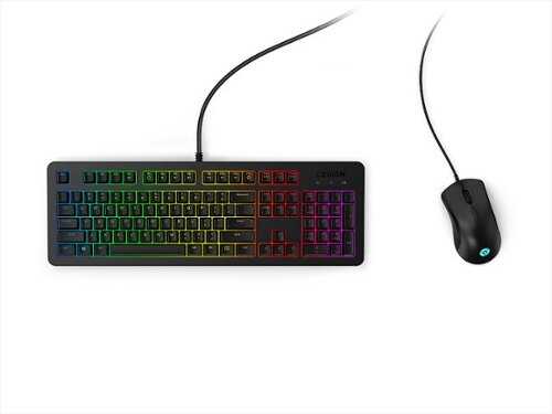 Rent to own Lenovo - Legion KM300 Wired RGB Gaming Keyboard and Optical Mouse Gaming Bundle for PC - Black