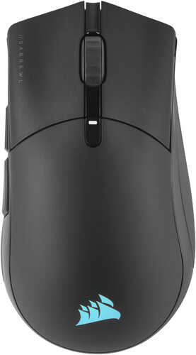 Rent to own CORSAIR - SABRE RGB PRO WIRELESS CHAMPION SERIES Optical 7 Button Gaming Mouse with Slipstream Technology - Black