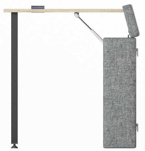 Elephant in a Box - Right Armrest with Desk - Grey