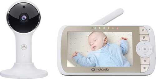 Rent To Own - Motorola - VM65 Connect 5" WiFi Video Baby Monitor - White