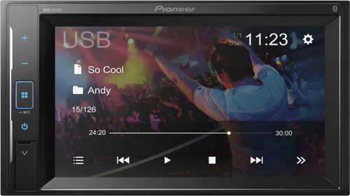 Rent to own Pioneer - 6.2" - Vozsis with Amazon Bluetooth®, Alexa, Back-up Camera Ready, Smartphone Compatible - Digital Media Receiver - Black