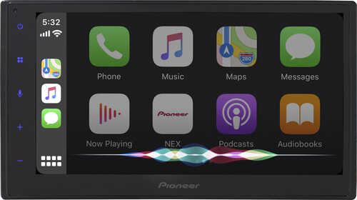 Pioneer - 6.8" – Bluetooth®, Android Auto™, Apple CarPlay®, SiriusXM Ready – Multimedia Digital Media Receiver - Black
