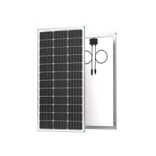 Rent to own Renogy Solar Panel 100 Watt 12 Volt, for RV Marine Rooftop Farm Battery and Other Off-Grid Applications - Black