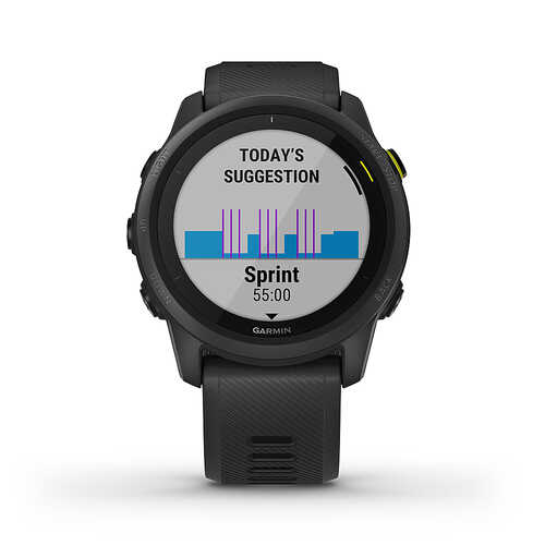 Garmin USA - Forerunner® 745 Advanced GPS Running and Triathlon Smartwatch - Black