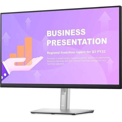Rent to own Dell - 27" LCD FHD Monitor (DisplayPort, USB, HDMI) - Black, Silver