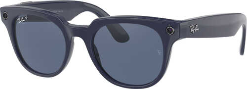 Rent to own Ray-Ban Stories | Meteor Smart Glasses - Shiny Blue/Dark Blue Polarized