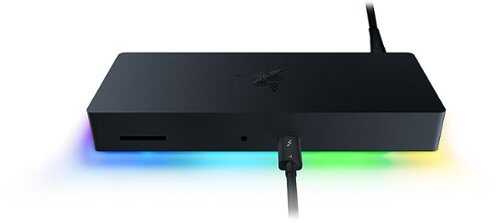 Rent to own Razer - Thunderbolt™ 4 Dock with Chroma RGB Lighting - Black