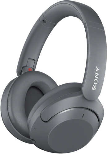 Sony - WH-XB910N EXTRA BASS Wireless Noise Cancelling Over-The-Ear Headphones - Gray