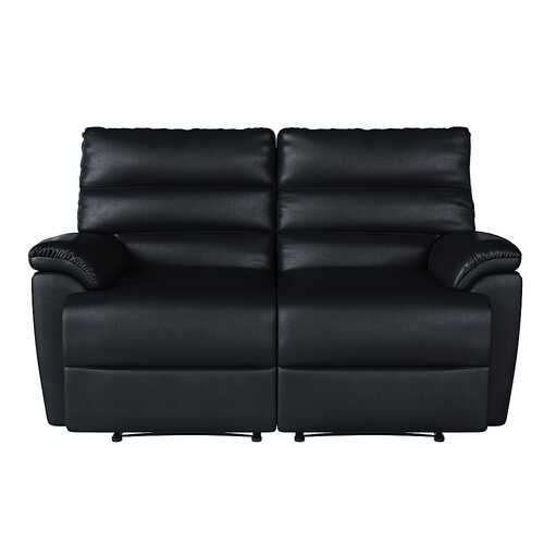 Rent to own Relax A Lounger - Brianna 2-piece Loveseat set in - Black