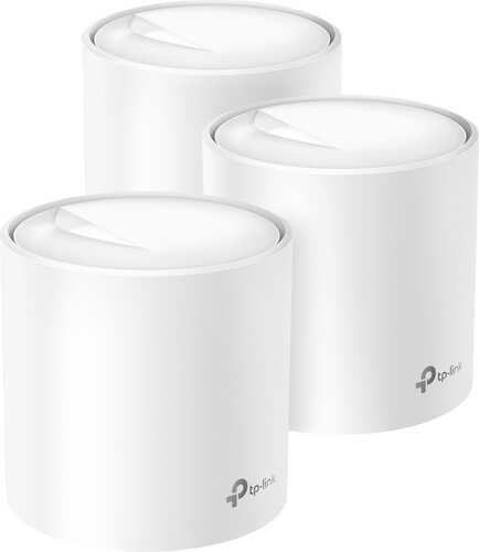 TP-Link - Deco AX3000 (3-pack) Whole Home Mesh Wi-Fi 6 System - White